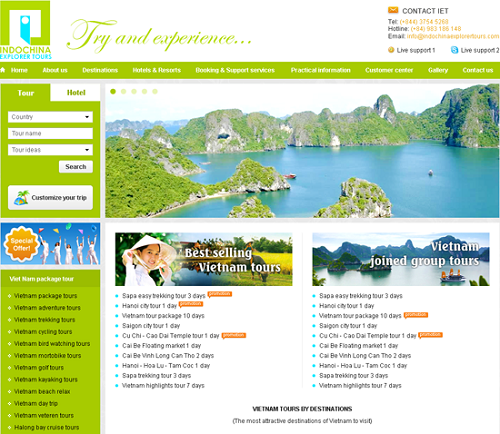 20 website chuẩn SEO đẹp cho du lịch, nhà hàng khách sạn P2