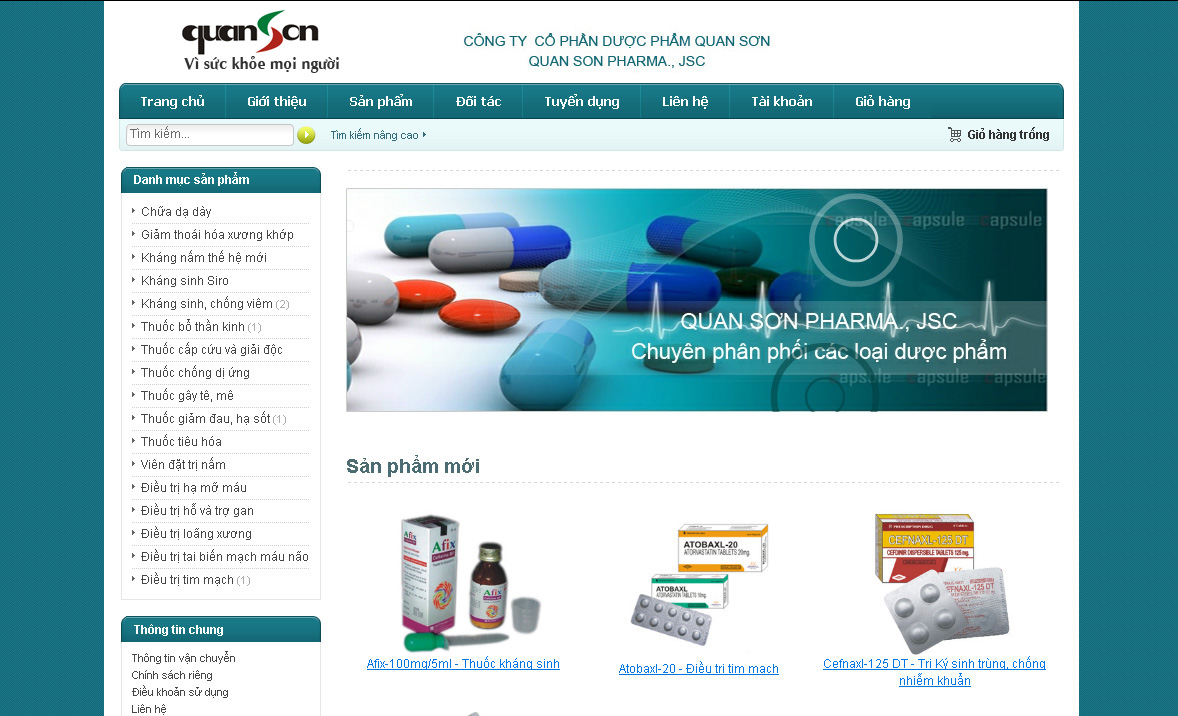 10 mẫu thiết kế website dược phẩm cho DN vừa và nhỏ